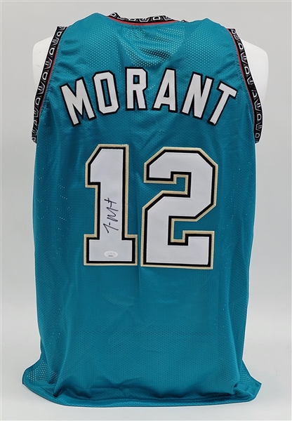 Ja Morant Autographed Custom Jersey JSA