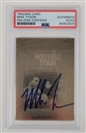 Mike Tyson Autographed & Encapsulated Holyfield vs. Tyson Trading Card PSA/DNA