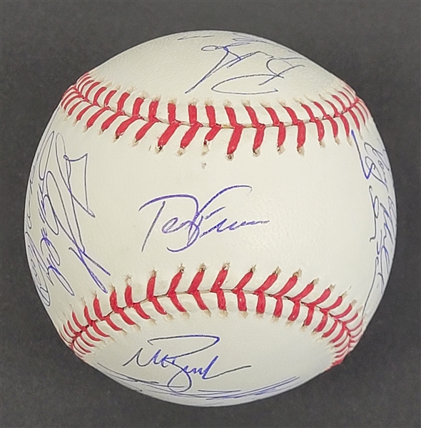 2004 Boston Red Sox Team Signed World Series Baseball MLB