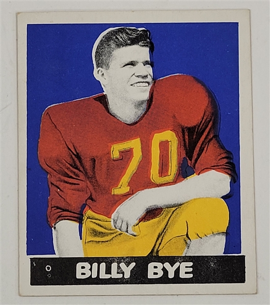 Billy Bye 1948 Minnesota Golden Gophers Leaf Gum Card  