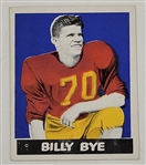 Billy Bye 1948 Minnesota Golden Gophers Leaf Gum Card  