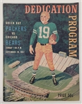 Green Bay Packers vs. Chicago Bears 1957 Program