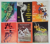 Lot of 6 Programs Featuring Sports Events in Memphis