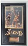 Wilt Chamberlain Autographed & Framed 16x20 Photo w/ Beckett LOA