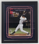 Joe Mauer Minnesota Twins Autographed & Framed 16x20 Photo MLB