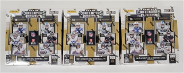 Lot of 3 Factory Sealed 2023 Panini Contenders Football Mega Boxes