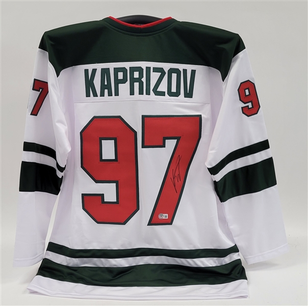 Kirill Kaprizov Autographed Custom Jersey Beckett