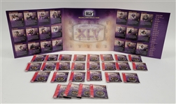 Minnesota Vikings 45th Anniversary Season Medallion Collection Complete Set w/ 22 Unopened Medallions