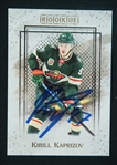 Kirill Kaprizov Autographed Russian Rookie Card Beckett