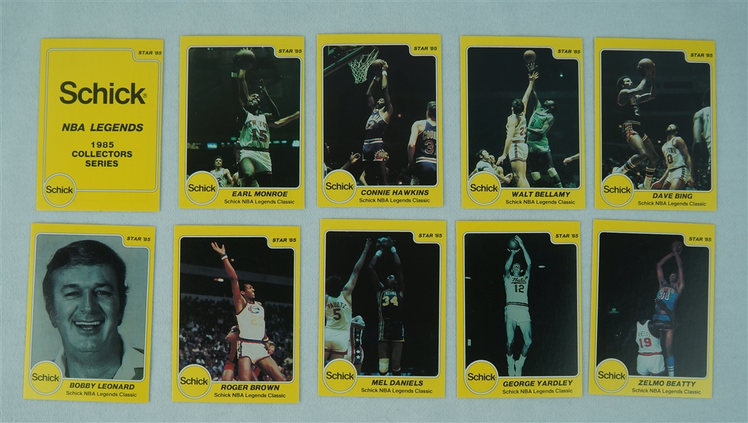 1985 NBA Star Co. Basketball Card Collection