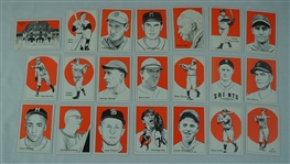 Vintage 1978 Olde Cards Inc. Minneapolis Millers St. Paul Saints Card Set w/ Willie Mays & Ted Williams