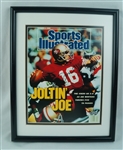 Joe Montana Autographed & Framed Sports Illustrated UDA