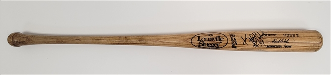 Kent Hrbek Minnesota Twins Game Used & Autographed Bat