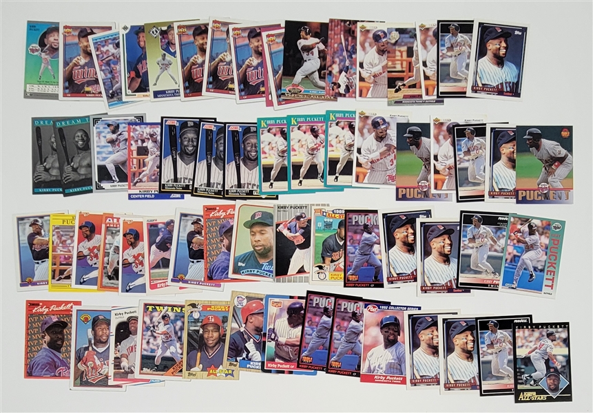 Kirby Puckett Card Collection