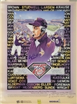 Bud Grant Autographed Minnesota Vikings 17x23 Poster Beckett