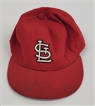 Ozzie Smith Mid-1980s St. Louis Cardinals Game Used Hat w/ Dave Miedema LOA