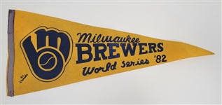 Milwaukee Brewers 1982 American League Champs Pennant