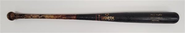 Greg Vaughn Milwaukee Brewers Game Used Bat