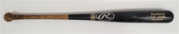 Geoff Jenkins Milwaukee Brewers Game Used Bat