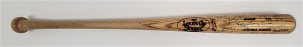 1986 Minnesota Twins Team Signed Gary Gaetti Game Used Bat w/ Puckett Beckett LOA