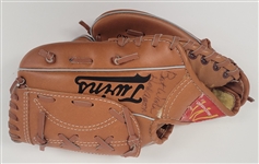 Hank Aaron Autographed Minnesota Twins McDonalds Giveaway Glove w/ Beckett LOA