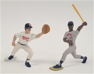 Lot of 2 Kirby Puckett & Kent Hrbek Mini Figurines