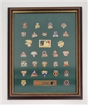 Framed MLB Pin Set w/ 26 Teams