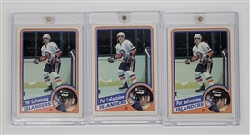 Lot of 3 Pat LaFontaine 1984 Topps #96 Rookie Cards