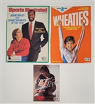 Lot of 3 - Mary Lou Retton Autographed Photo, Magazine Page, & Wheaties Box Cover Beckett