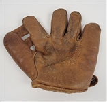 Vintage 1930-40 Goldsmith Special Service U.S. Army Leather "U" Split Finger Glove