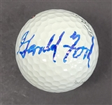 Gerald Ford Autographed Golf Ball w/ Beckett LOA