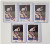 Lot of 5 Mark McGwire 1986 Huntsville Stars Rookie Cards