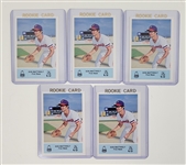 Lot of 5 Don Mattingly 1981 Nashville Sound Rookie Cards