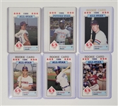 Lot of (6) 1986 Minor League All-Star Baseball Cards