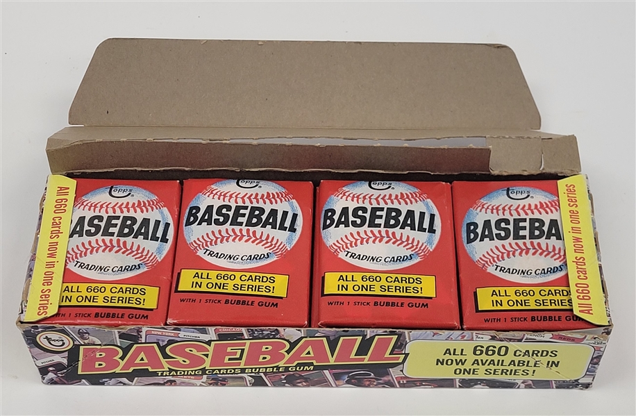 1974 Topps Baseball Wax Box w/ 36 Unopened Packs