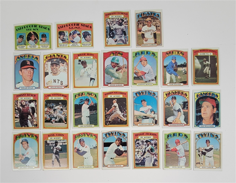 1972 Topps Baseball Complete Set 