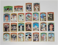 1972 Topps Baseball Complete Set 