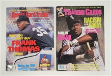 Lot of 2 Frank Thomas Autographed Magazines Beckett