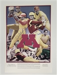 Dave Winfield & Paul Molitor Dual Signed U of M Poster LE #996/1000