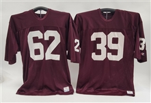 Lot of 2 Augsburg College Game Used Football Jerseys