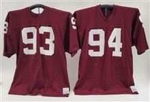 Lot of 2 Augsburg College Game Used Football Jerseys