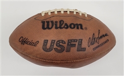 Vintage c. 1980s Game Used USFL Football