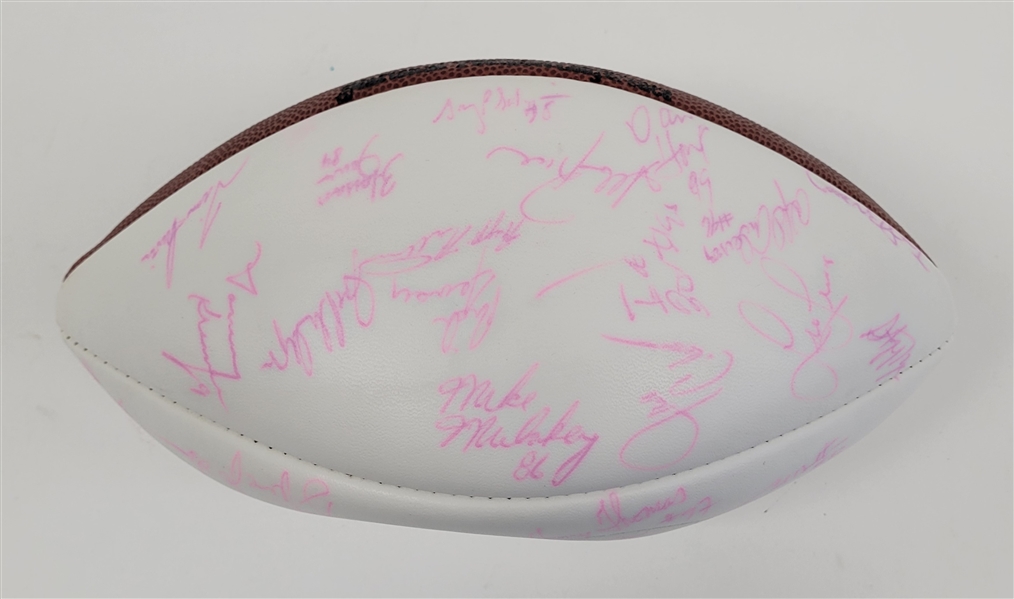 1987 Minnesota Vikings Team Signed Football