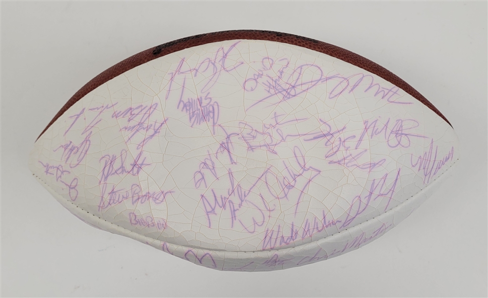 1985 Minnesota Vikings Team Signed Football