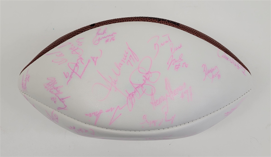 1987 Minnesota Vikings Team Signed Football