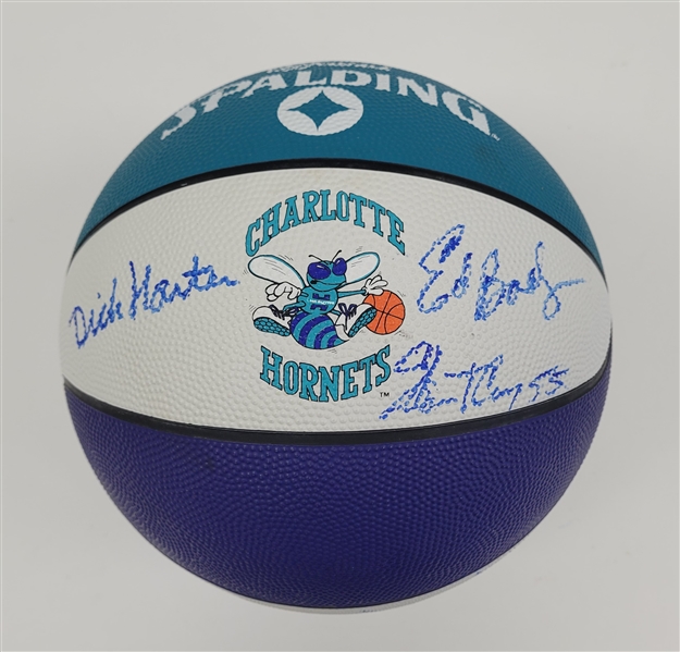 1989-90 Charlotte Hornets Team Signed Basketball