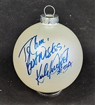 Kirby Puckett Rare Autographed & Inscribed 1987 Minnesota Twins World Series Champions Christmas Ornament  w/ Beckett LOA