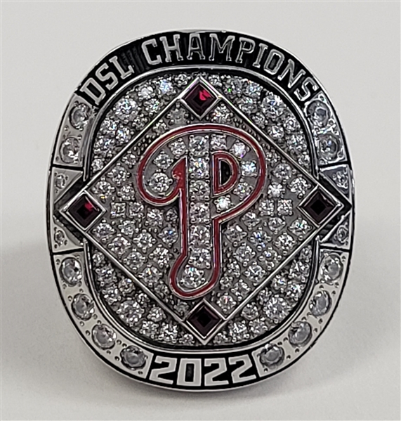 San Pedro Phillies 2022 DSL White Championship Ring