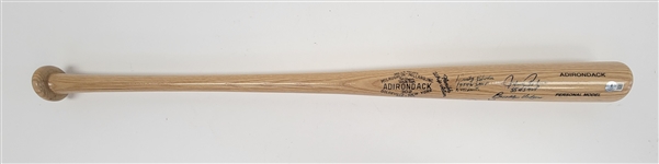 1954-56 World Series MVPs Autographed & Inscribed Adirondack Bat w/ Beckett LOA