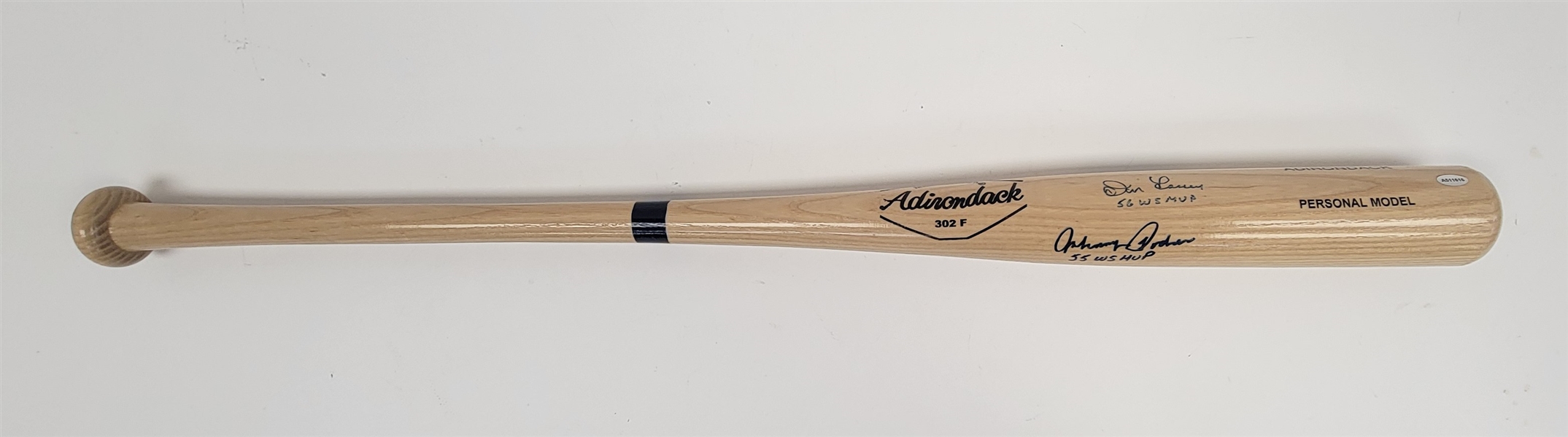 1954-56 World Series MVPs Autographed & Inscribed Adirondack Bat w/ Beckett LOA